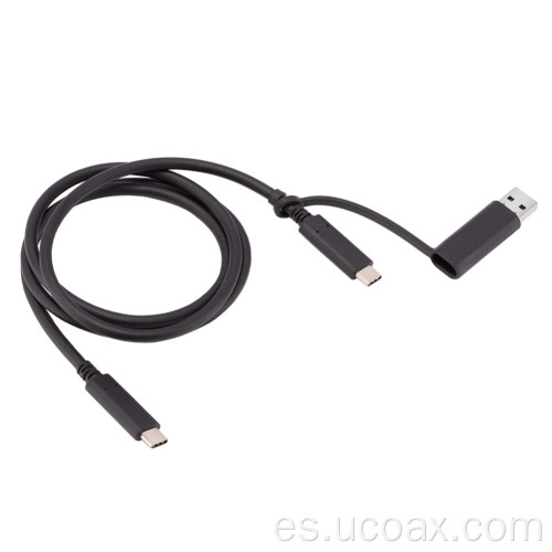 USB C a USB un cable adaptador